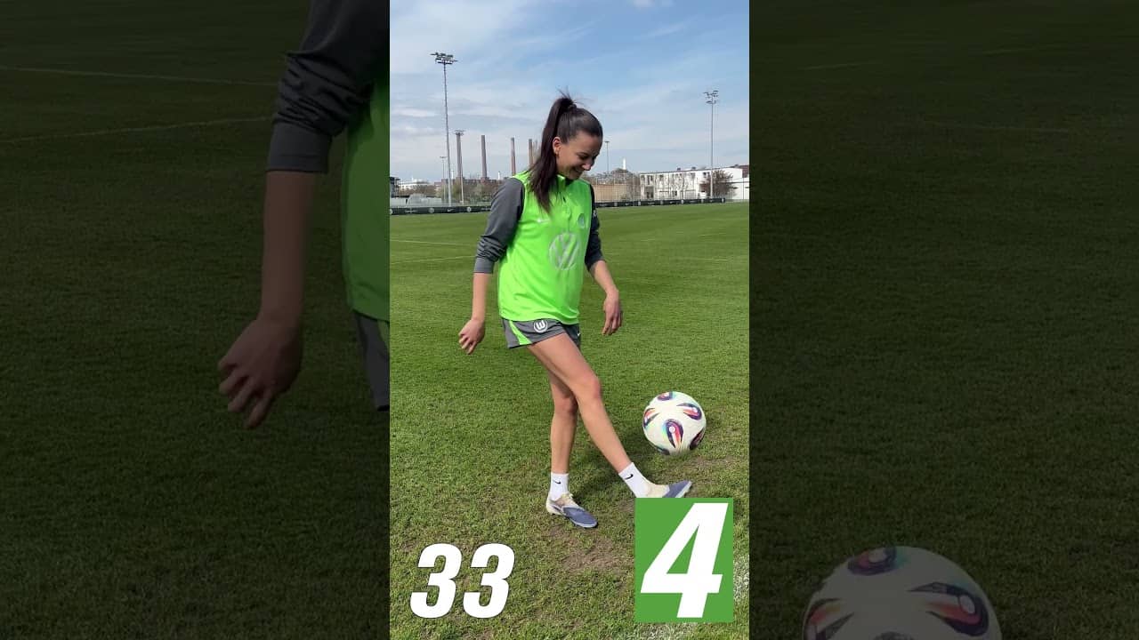 "Juggling-Challenge" mit Joelle Wedemeyer ⚽️