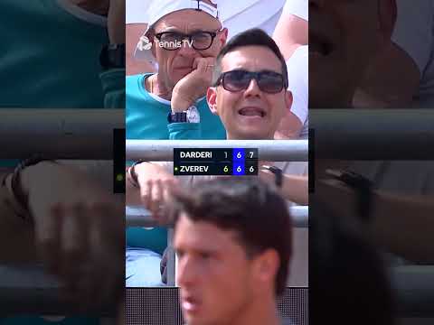 Darderi & Zverev Crazy Dramatic Tiebreak 😱