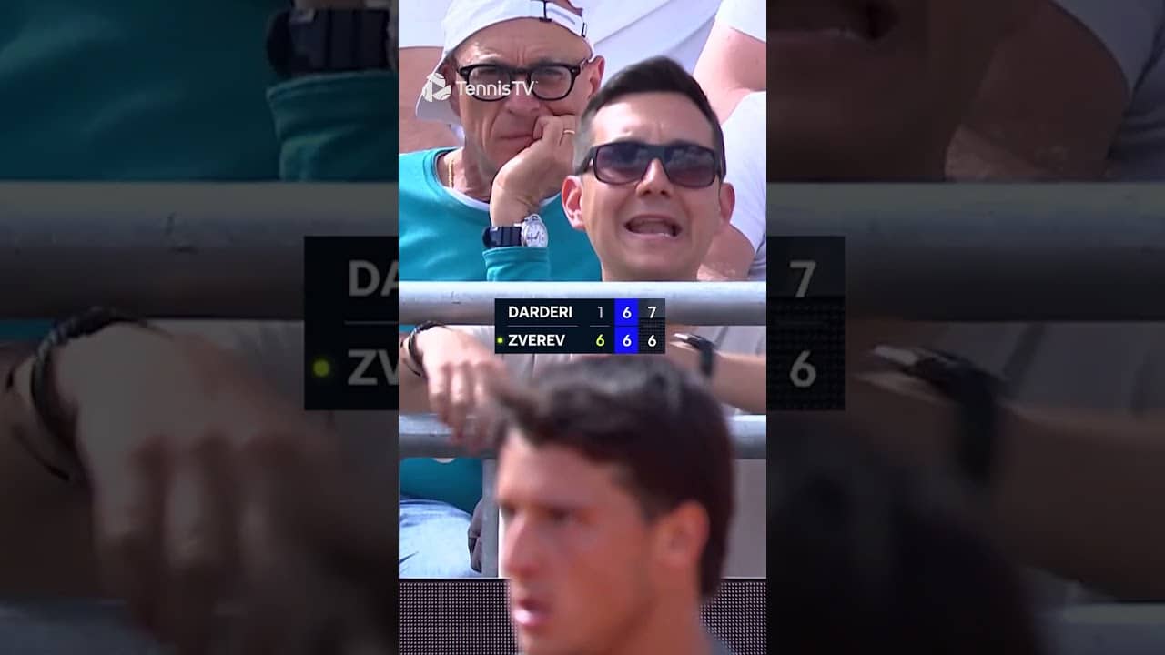 Darderi & Zverev Crazy Dramatic Tiebreak 😱