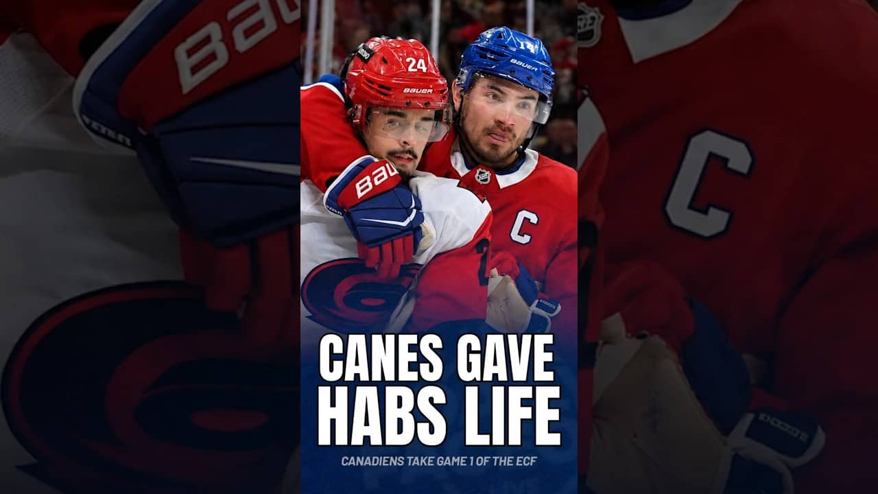 Carolina gave Montreal life in Game 1 of the Eastern Conference Final