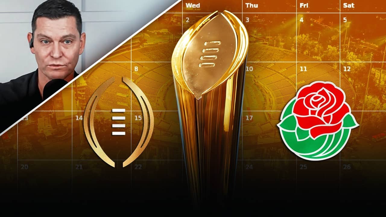 College Football Playoff schedule RELEASED: Does it matter if the Rose Bowl is played at NIGHT?