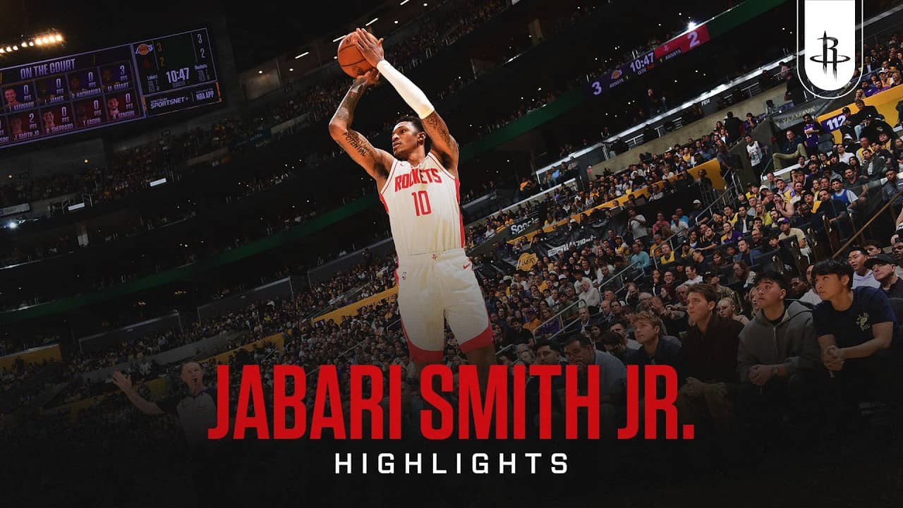 Jabari Smith Jr. (22 points) Highlights vs. Los Angeles Lakers