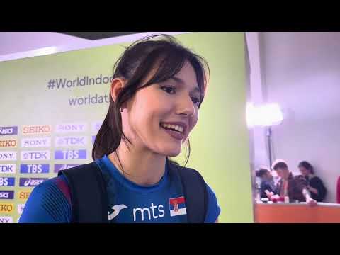 Angelina Topic wins silver in High Jump at World Indoor Championships 