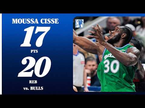 Moussa Cisse (17 PTS 20 REB) vs. Chicago Bulls | April 12, 2026