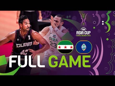Group Phase | Syria v Guam | Full Basketball Game | FIBA Asia Cup 2025