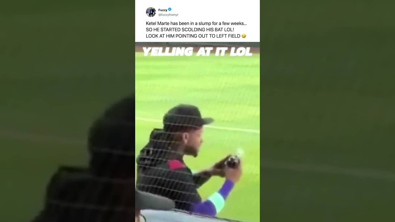 he yelled at his bat 🤣