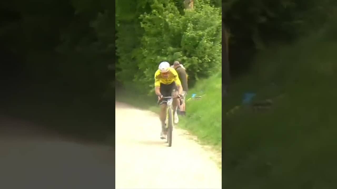 Wout van Aert attacks and no one has any answers 🤯The Paris-Roubaix champion leads solo  🙌