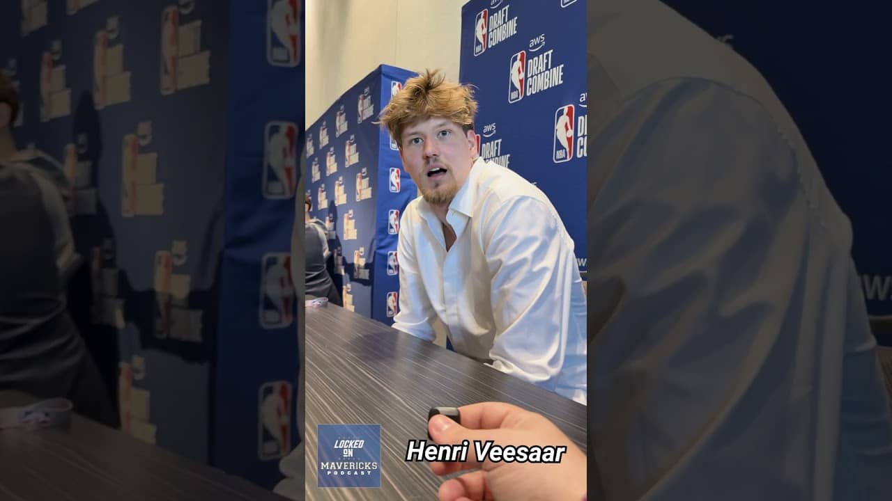 Henri Veesaar 2026 NBA Draft Combine Interview | Dallas Mavericks Draft Target?