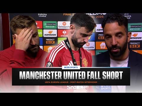 "WORST season EVER" Shaw on Manchester United 😞 | "DEVASTATING" Rúben Amorim on UEL Final LOSS