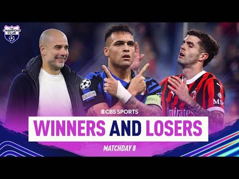 Winners & Losers Of UCL MD 8! | Inter, Lille, Aston Villa, Man. City, PSG, Milan | Champions Club