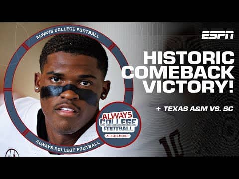 Texas A&M just FINDS WAYS to win! | Always College Football