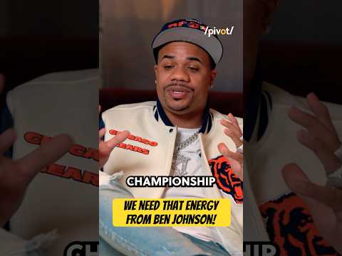 Chicago is all about that Ben Johnson energy! Bears fans finally have a coach that is gritty!