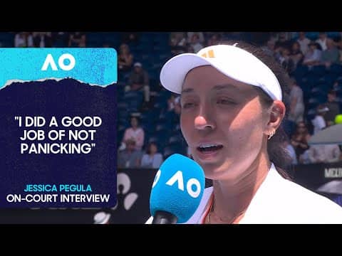 Jessica Pegula On-Court Interview | Australian Open 2026 Second Round