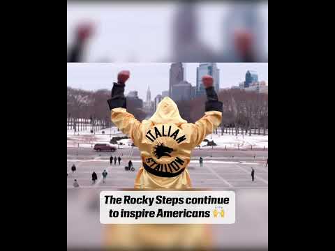 How the Rocky steps have become a symbol of America 💪🇺🇸