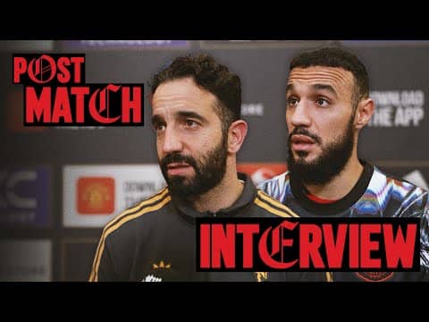 Amorim & Mazraoui React To West Ham Draw 🗣️