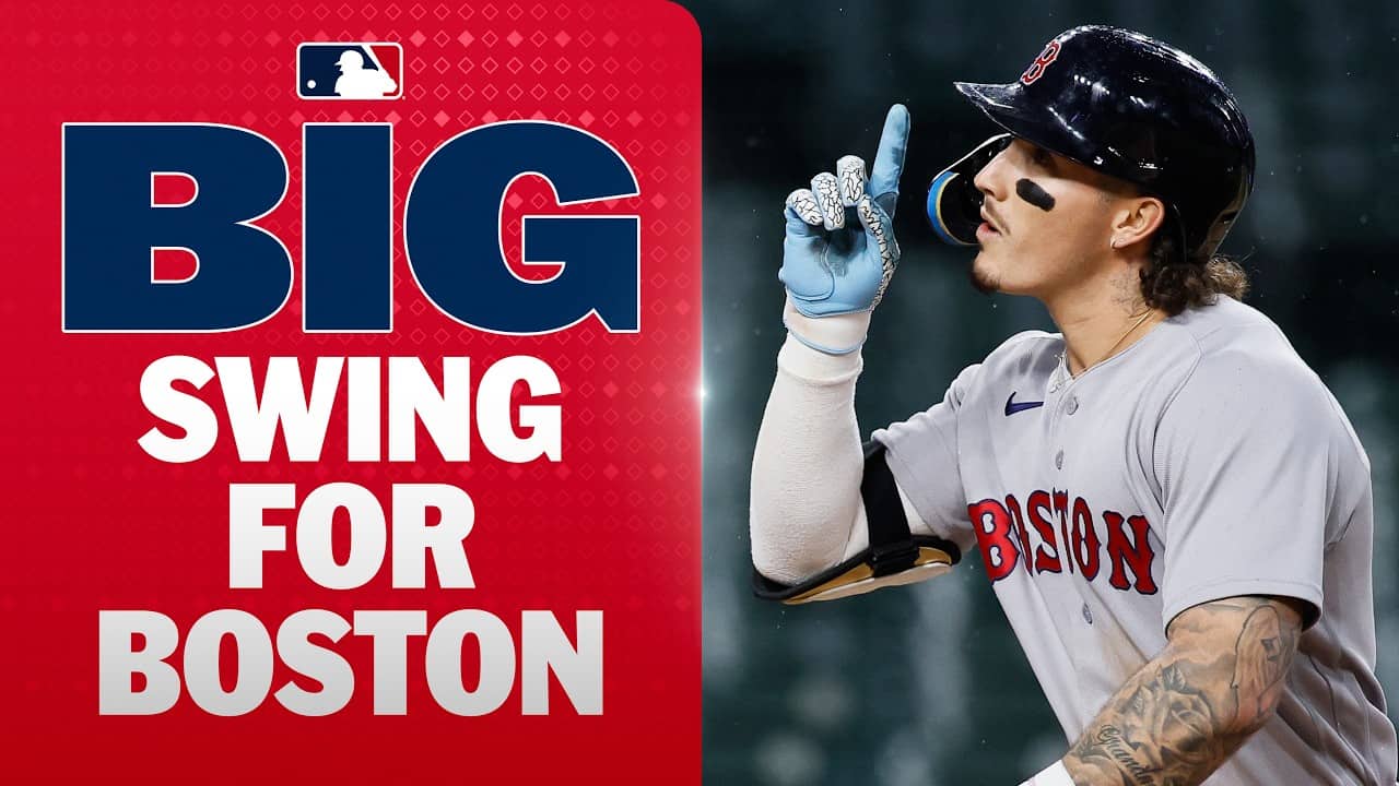 Jarren Duran gives the Red Sox the LEAD with a CLUTCH 3-run homer! 😤 | MLB Highlights
