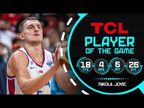 Nikola Jovic (18 PTS) | TCL Player Of The Game | SRB 🇷🇸 vs EST v | FIBA EuroBasket 2025