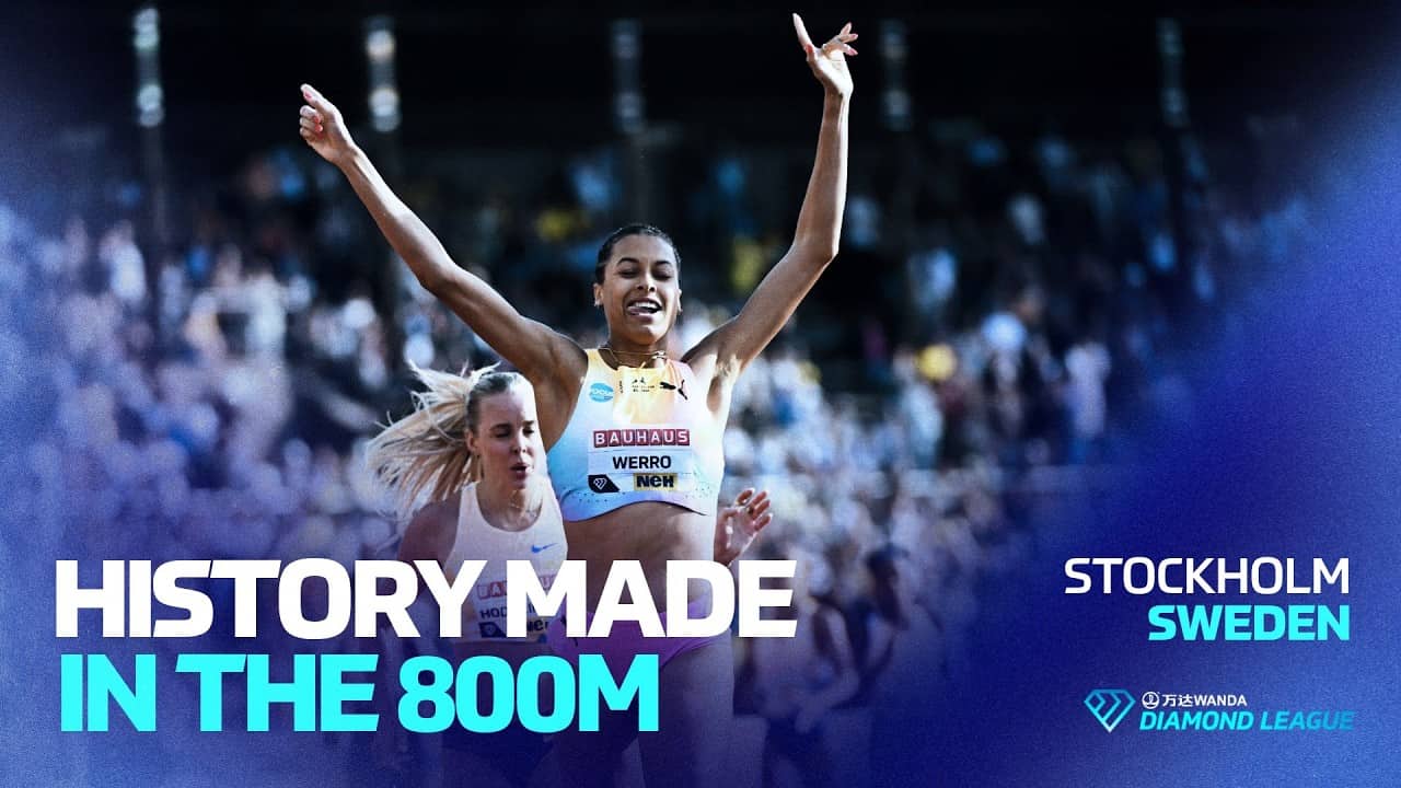 Audrey Werro breaks 1:54 in a historic 800m race | Wanda Diamond League