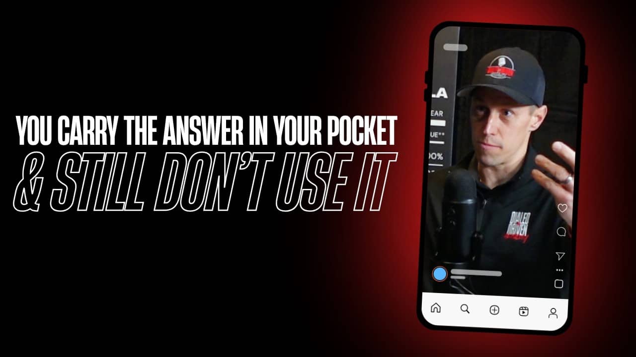 You Carry the Answer in Your Pocket — And Still Don’t Use It