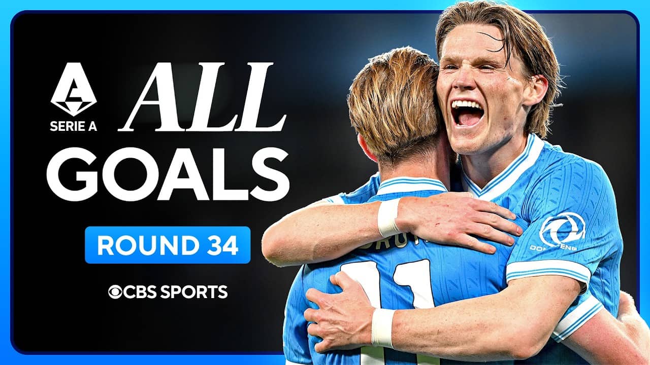 EVERY GOAL from Matchweek 34 in SERIE A 🇮🇹