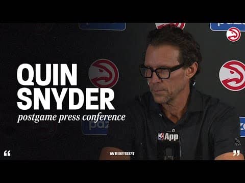 Hawks vs. Clippers Postgame Press Conference: Quin Snyder
