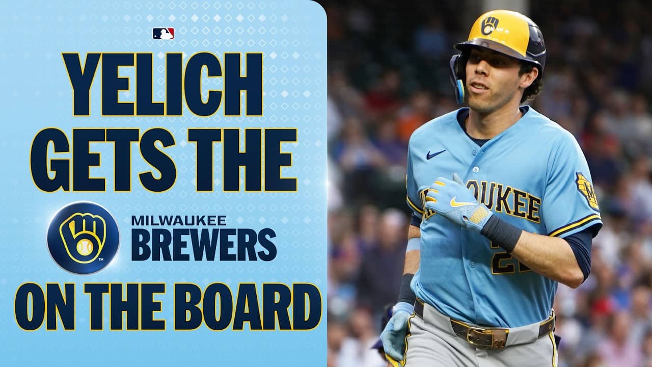 THERE GOES YELI! Christian Yelich opens the scoring with a solo homer in the 2nd inning 😤