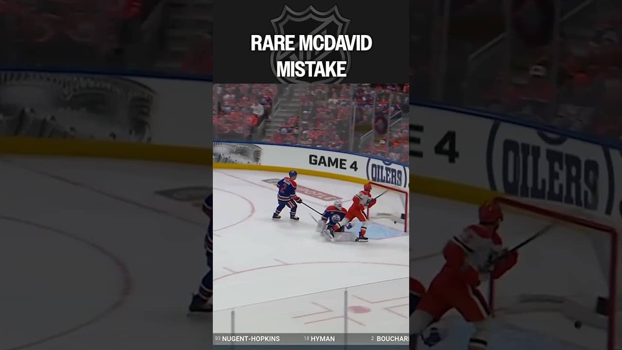 McDavid Oops… 😬