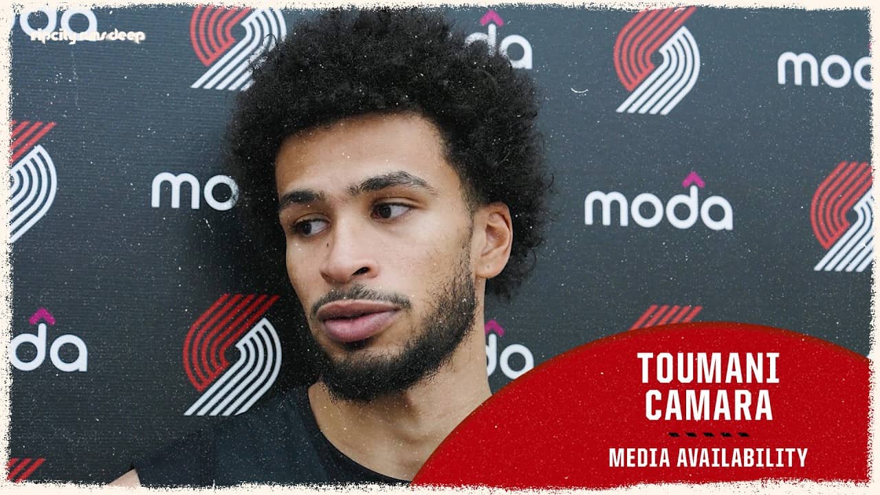 Toumani Camara Talks Entering His First Postseason | Portland Trail Blazers | April 17, 2026