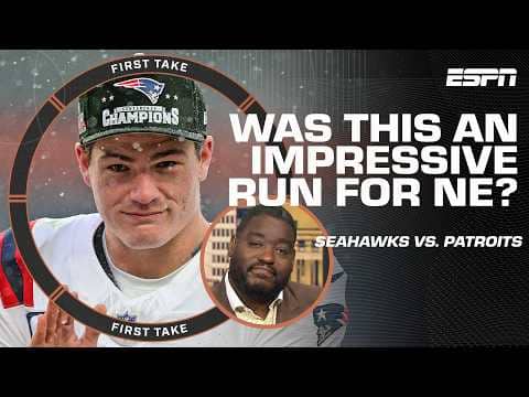 Stephen A. CALLS OUT Damien Woody for saying the Patriots' run was more impressive?! | First Take