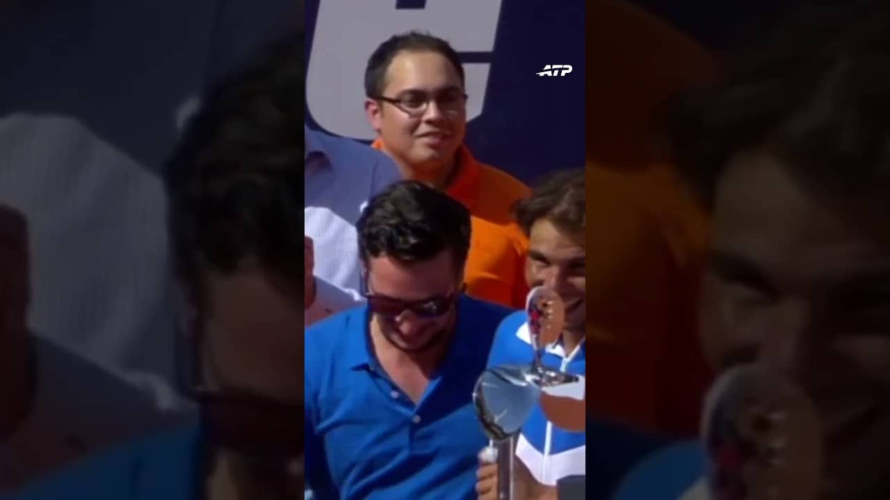 When Rafa Nadal Cramped Mid-Speech 😅