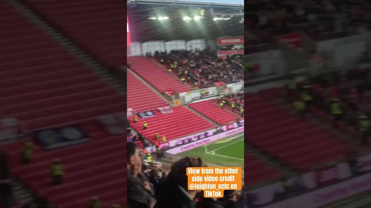 Millwall Limbs as seen from Stoke Fans. #efl #millwallfc