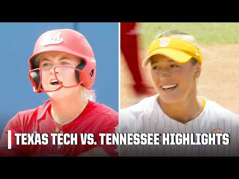 EXTRA INNINGS 🍿 Texas Tech vs. Tennessee | Full Game Highlights | Women's College World Series