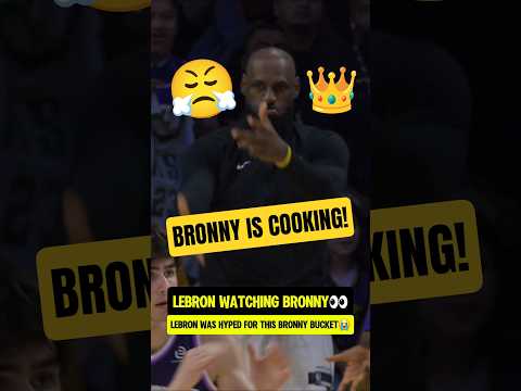 LeBron REACTION to Bronny COOKING😤