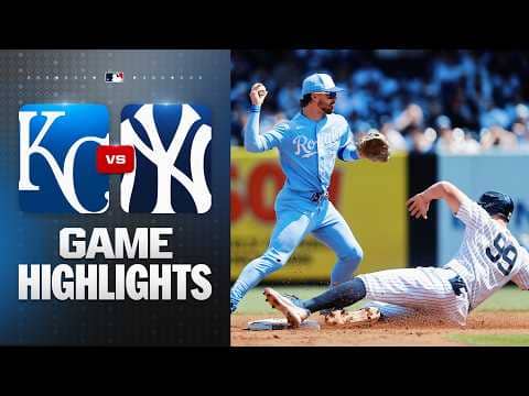 Royals vs. Yankees Game Highlights (4/18/26) | MLB Highlights