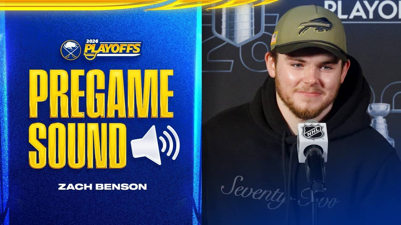 "Going To Be An Electric Series" | Zach Benson Ahead Of Game 1 Against Montreal | Buffalo Sabres