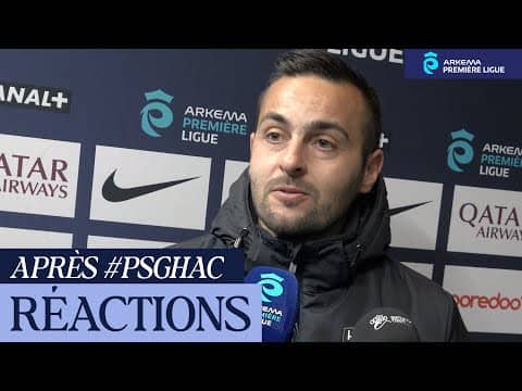 💬  Féminines / Après Paris SG - HAC, réactions de Maxime Di Liberto