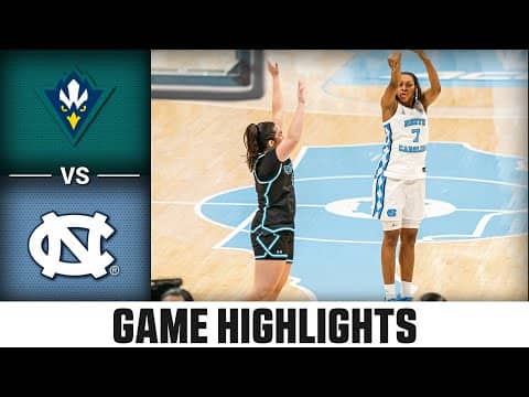 UNCW vs North Carolina Game Highlights | 2025-26 ACC Women's Basketball