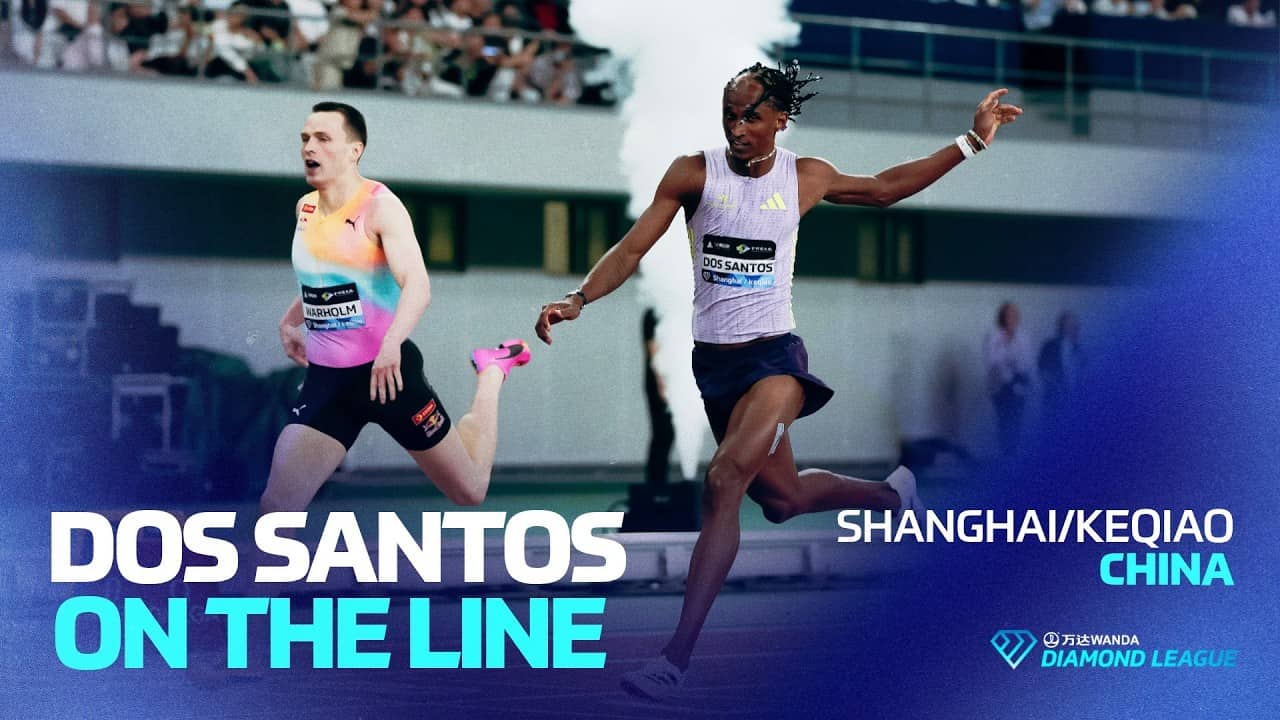 Dos Santos outdips Warholm for 300m hurdles win with 33.01 world lead | Wanda Diamond League