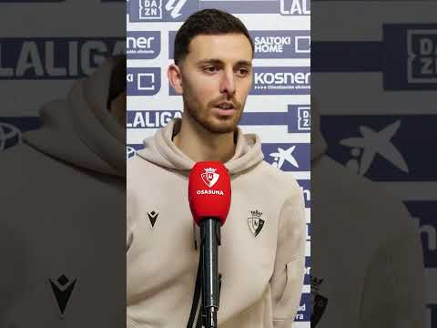 Raúl, tras vencer Osasuna al Alavés: "El equipo merecía tener una victoria así"