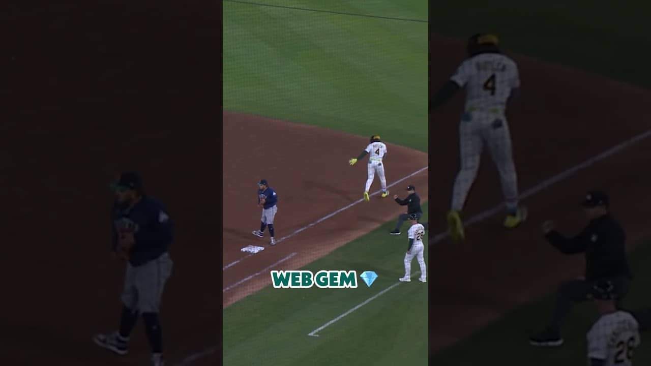 They made that look easy 😎  #mlb #baseball #highlight #webgem #mariners #coleyoung #defense