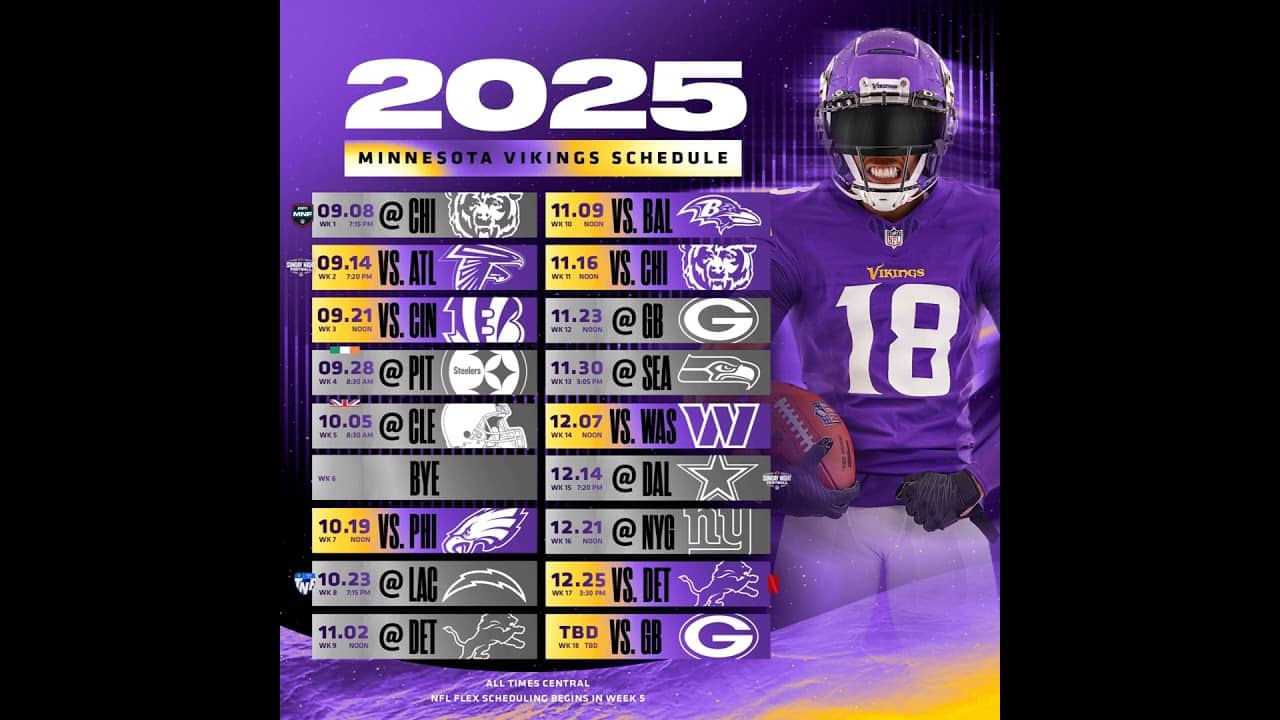 Vikings Schedule, Show Announcements! EP456
