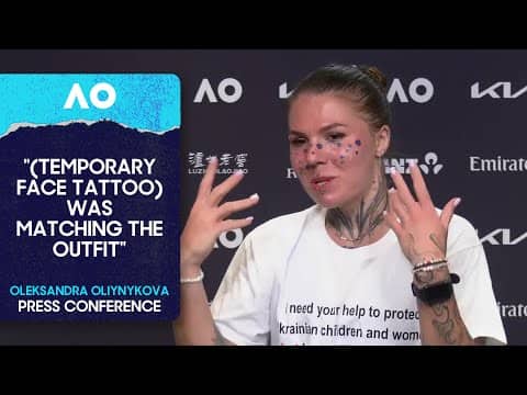 Oleksandra Oliynykova Press Conference | Australian Open 2026 First Round