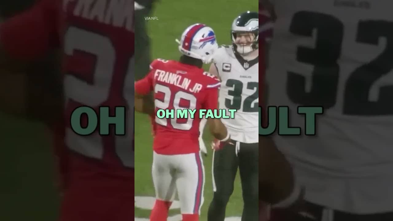 Reed Blankenship: “I’m the other one” 😂 #nfl #eagles #micdup