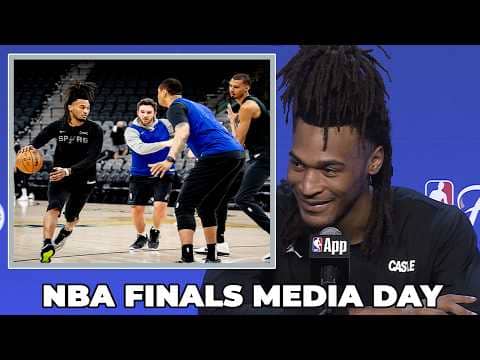 Stephon Castle on the Physicality of the NBA Playoffs