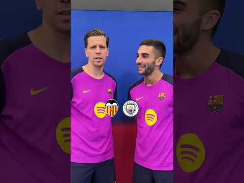 Guess the player Ft. Ferran and Szczęsny 🧐😂  #fcbarcelona #football #shorts