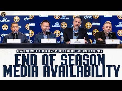 Kroenke, Adelman, Tenzer & Wallace Address Nuggets Offseason Plans | Full Press Conference 5/8/26