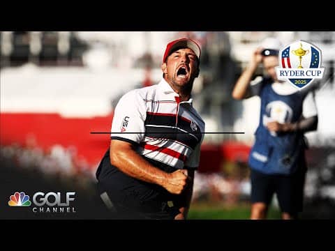 Bryson DeChambeau thrills U.S. crowd in Ryder Cup singles match vs. Matt Fitzpatrick | Golf Channel
