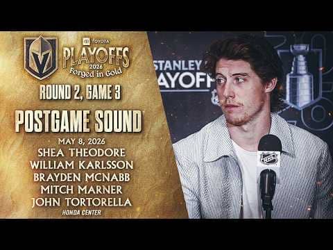 🎥 Round 2, Game 3 POSTGAME SOUND: Theodore, Karlsson, McNabb, Marner & Tortorella