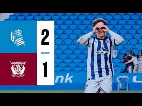 HIGHLIGHTS | LaLiga Hypermotion 25-26 | J10 | Sanse 2-1 CD Leganés | Real Sociedad