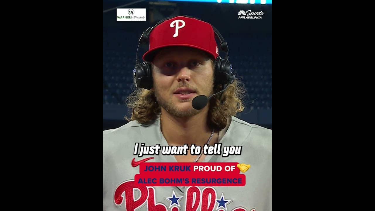 John Kruk praises Alec Bohm for his turnaround this season 👏
